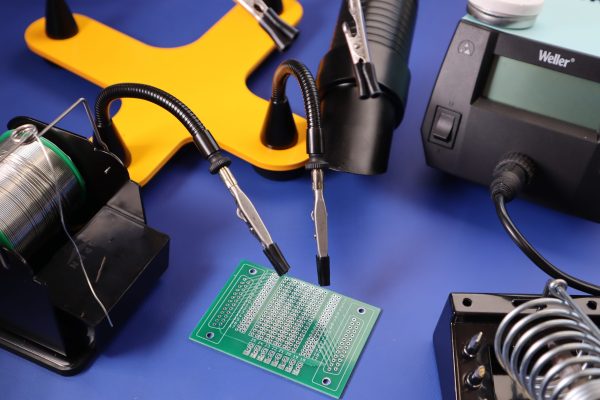 Image of basic soldering tools